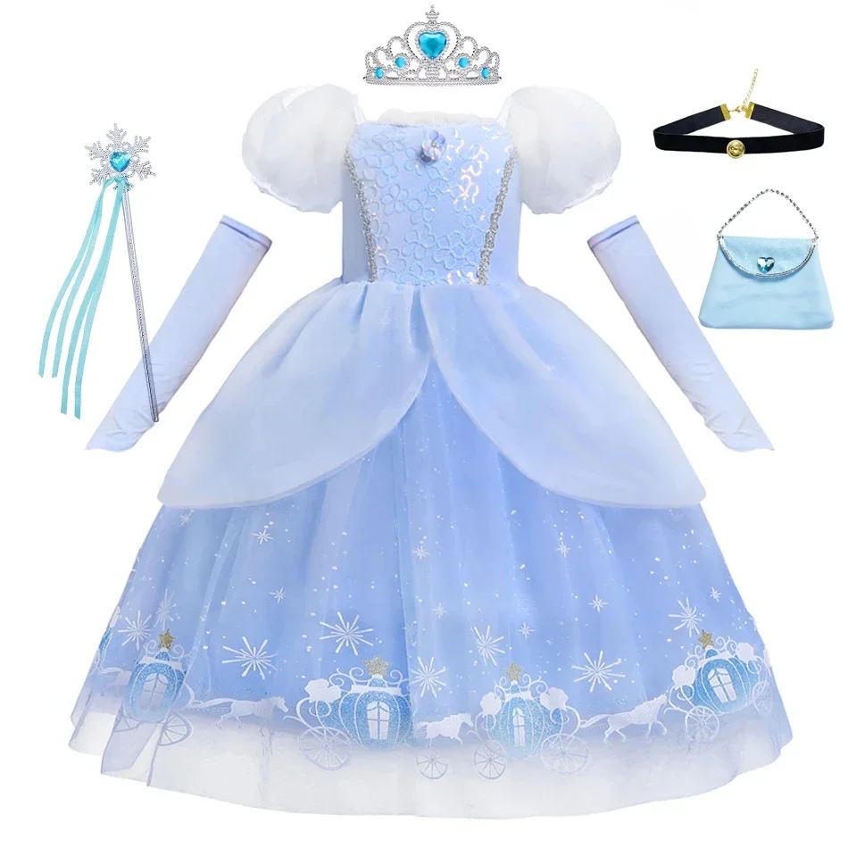 Summer Kids Clothing - Külkedisi Prenses Cosplay Elbise Kız Çocuklar