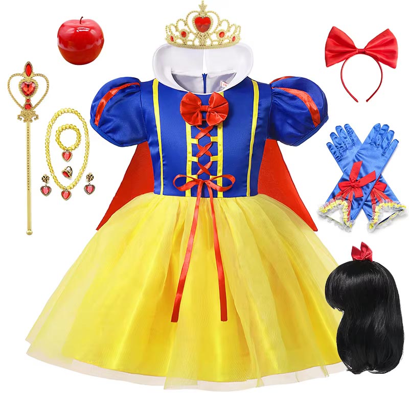 Summer Kids Clothing - Kar Beyaz Prenses Elbise Çocuklar Kız