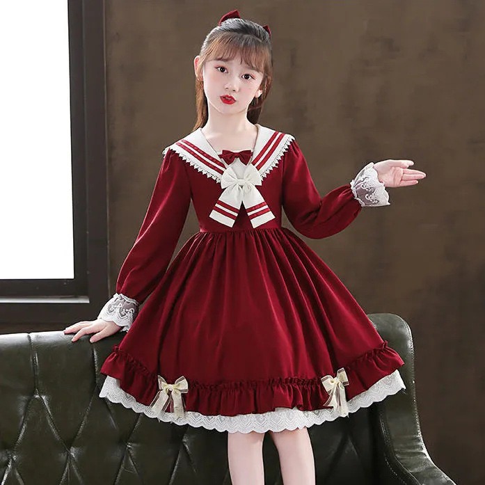 Summer Clothing Teen Girls - Yaz Lolita Çocuk Kostüm Elbise Kız