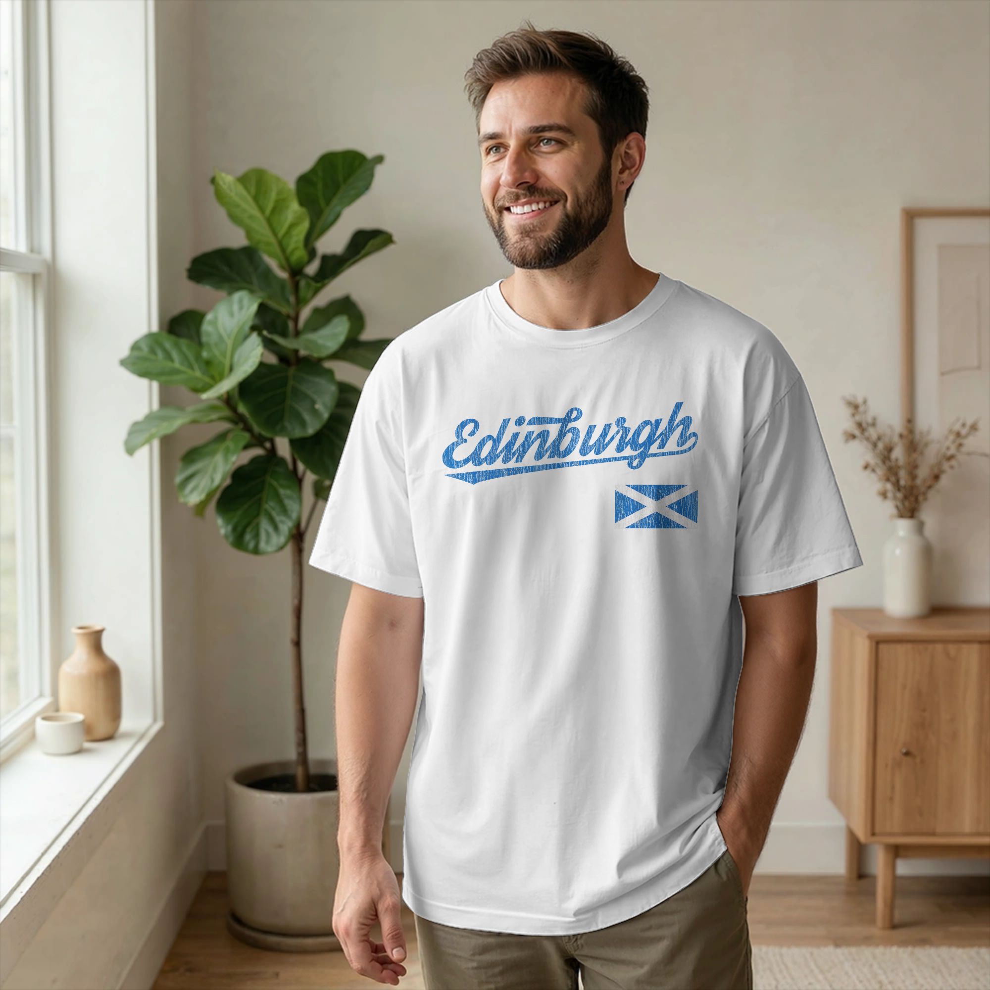 Summer Clothing Edinburgh - Erkekler Edinburgh İskoçya Birleşik Krallık T