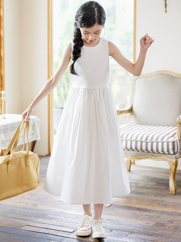 Summer Clothing Teen Girls - Küçük Kızlar Için Maxi Uzun Elbise