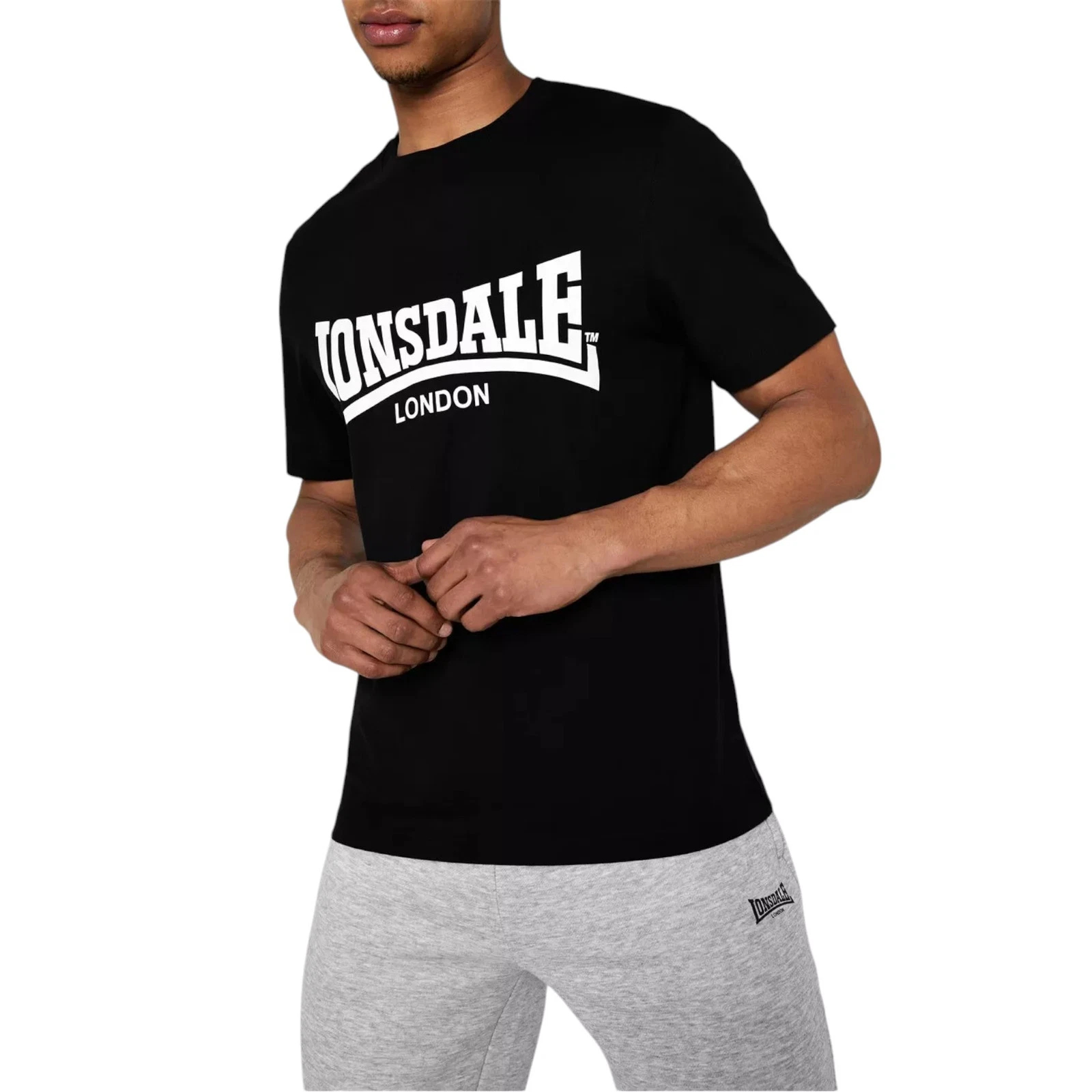 Summer Clothing Essentials Men - Lonsdale Erkek Tişörtleri Essential Logo Bisiklet