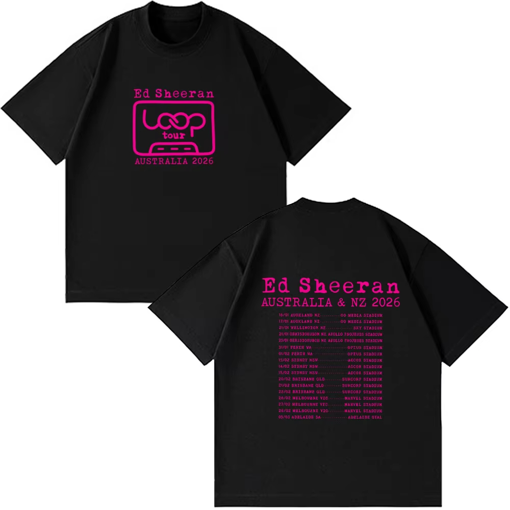 Summer Clothing Women Australia - Ed Sheeran Loop Tour Avustralya ve