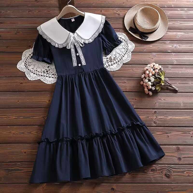 Summer Clothing Teen Girls - 2026 yaz Yeni retro Kız çocuk