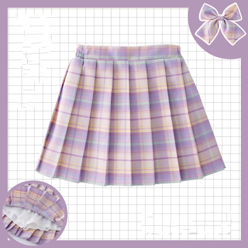 Summer Clothing Teen Girls - Çocuklar Damalı Etek Çocuk Kolej Tarzı