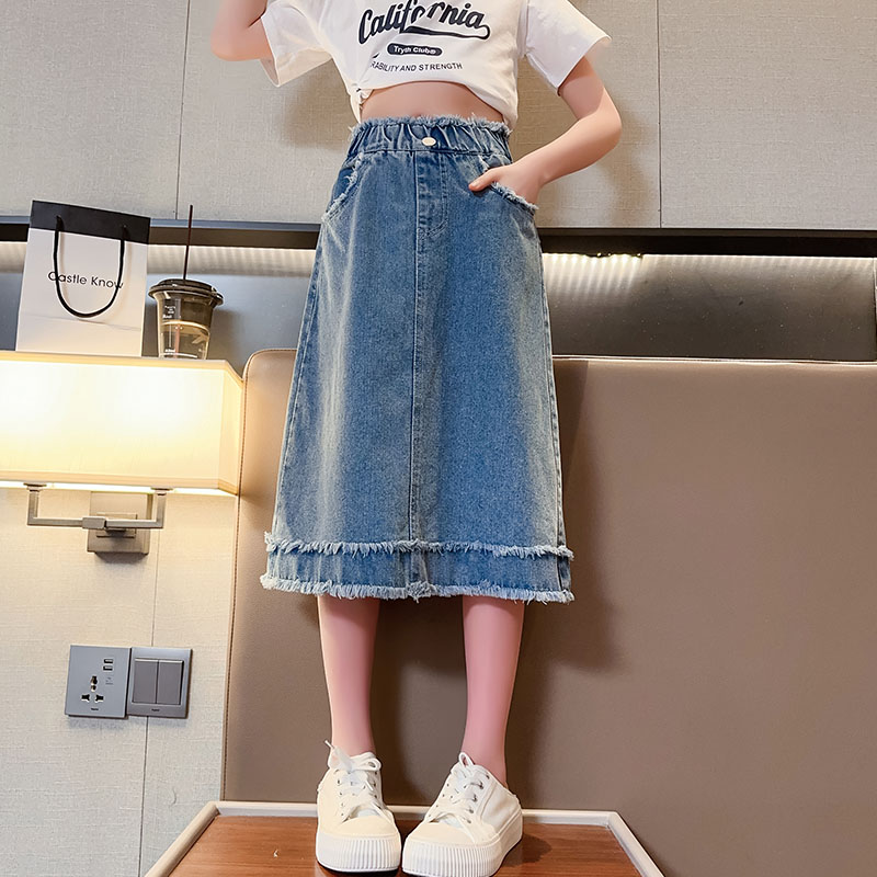 Okul Kızları Kot Etek İlkbahar - Summer Clothing Teen Girls incelemesi ve fiyatı