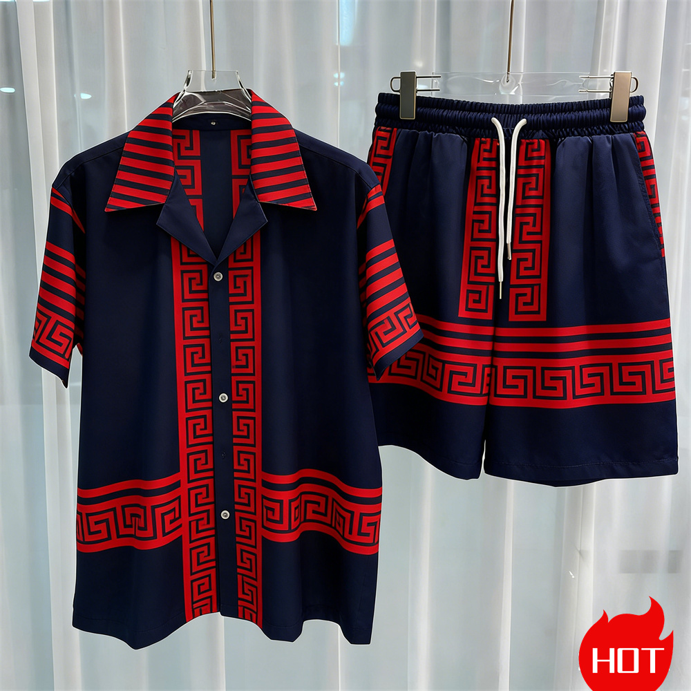 Dijital baskılı erkek takım mo - Quality Summer Clothing incelemesi ve fiyatı