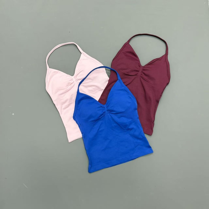 Spor salonu kadın spor kolsuz  - Halter Neck Top incelemesi ve fiyatı