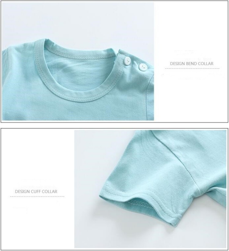 Pamuk Tees + Şort 2 parçalı eş - Summer Clothing Toddler incelemesi ve fiyatı