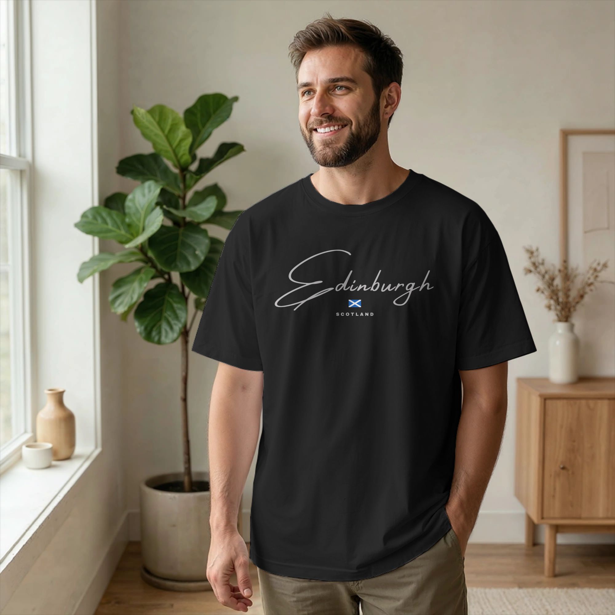 Erkek T-Shirt Edinburgh İskoçy - Summer Clothing Edinburgh incelemesi ve fiyatı