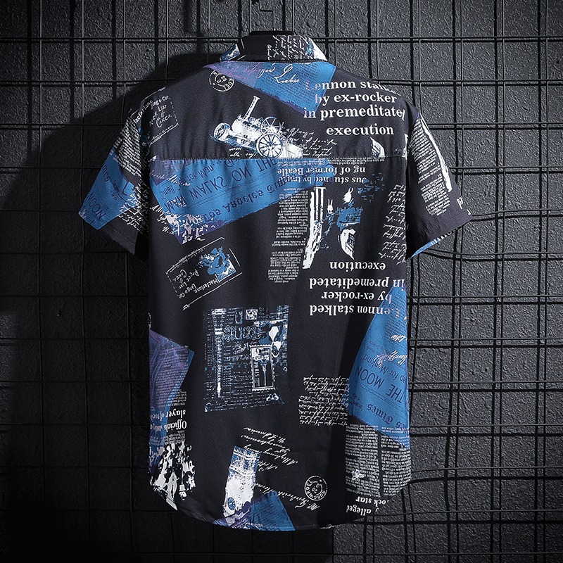 Gazete Baskılı Gömlek, Çok Yön - Summer Clothing Essentials Men incelemesi ve fiyatı