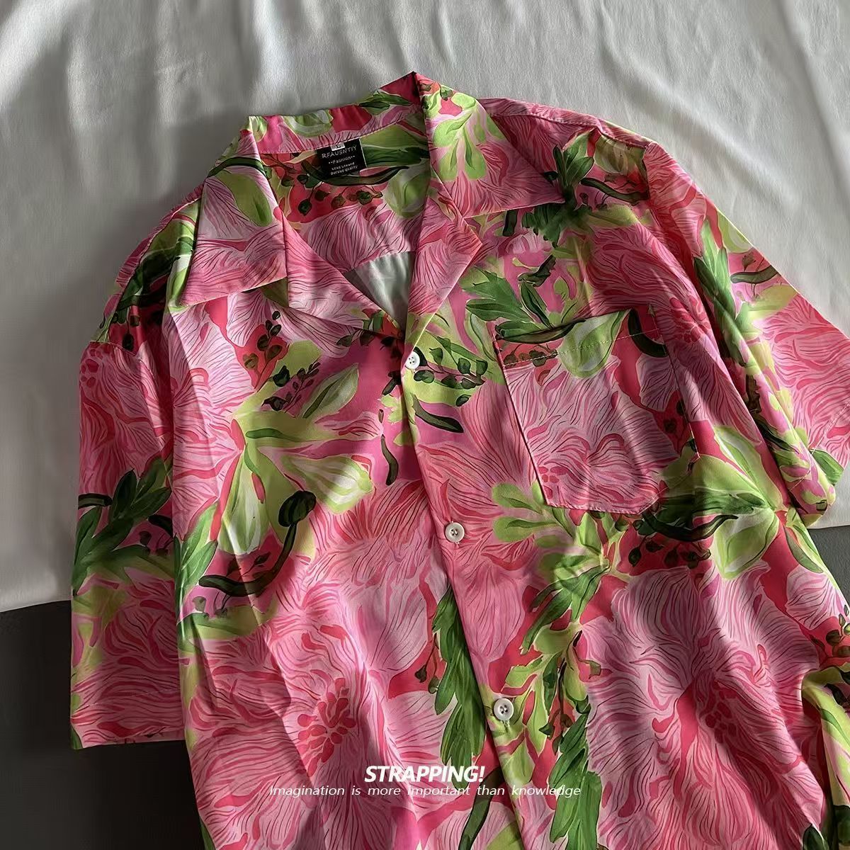 Pembe Graffiti Çiçek Küba Yaka - Summer Clothing H&M incelemesi ve fiyatı