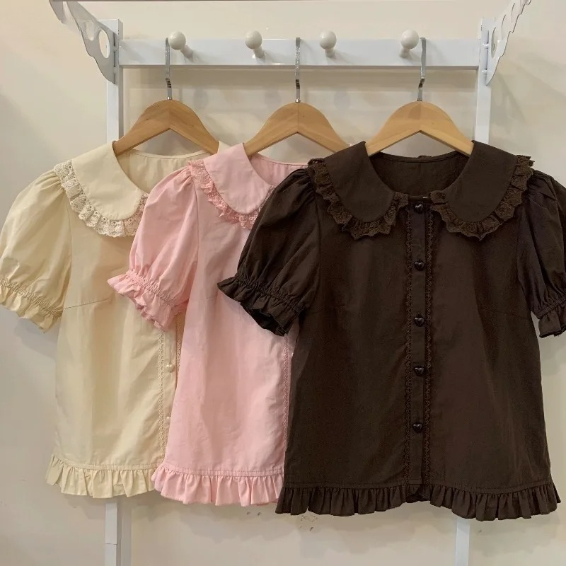 Yaz Japon Kawaii Lolita Gömlek - Summer Kids Clothing incelemesi ve fiyatı