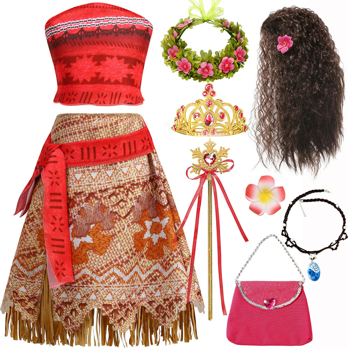 Moana Klasik Tarzı Elbiseler K - Summer Kids Clothing incelemesi ve fiyatı