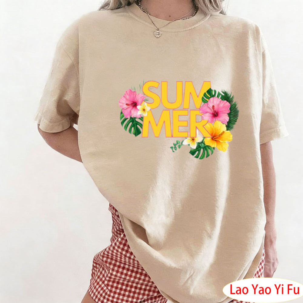Yaz Tropikal Çiçekli Tişört Re - Summer Clothing Resort incelemesi ve fiyatı