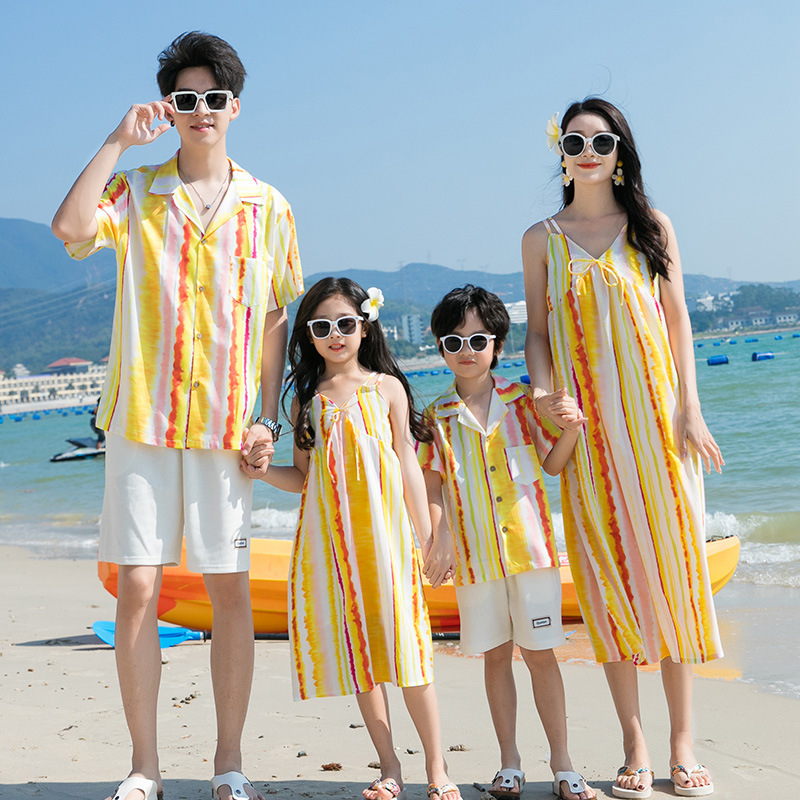 Çift plaj bak aile tatil giysi - Summer Clothing Resort incelemesi ve fiyatı