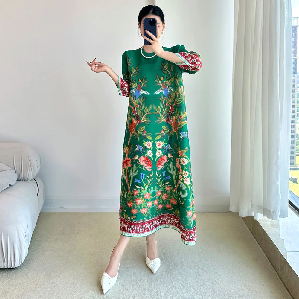 Miyake Vintage Baskı Elbise Ye - Summer 2025 Clothing Essentials incelemesi ve fiyatı
