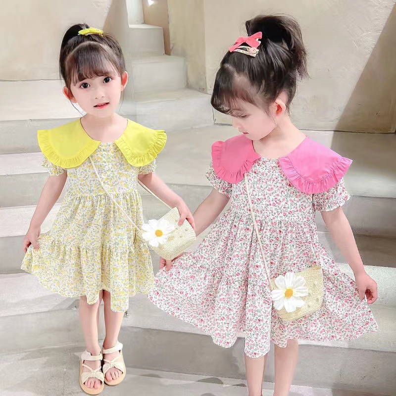 2 adet yaz sarı çiçek çocuk kü - Summer Clothing Teen Girls incelemesi ve fiyatı