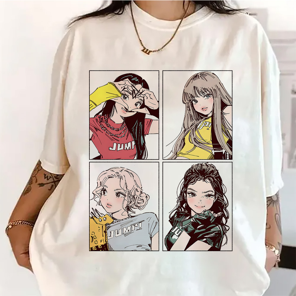 Kpop BP Jump 2026 Tees Pembe K - Quality Summer Clothing incelemesi ve fiyatı