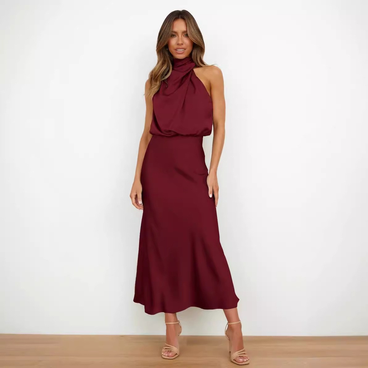 Saten Elbise Kolsuz Halter Yak - Halter Neck Top incelemesi ve fiyatı
