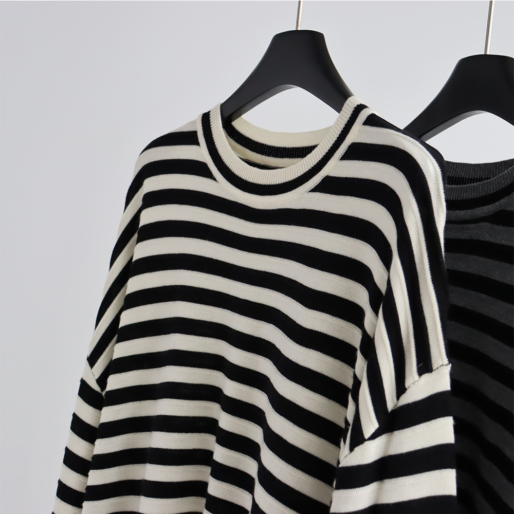 Bisiklet Yaka Çizgili Örme Kaz - Summer Clothing Yarn incelemesi ve fiyatı