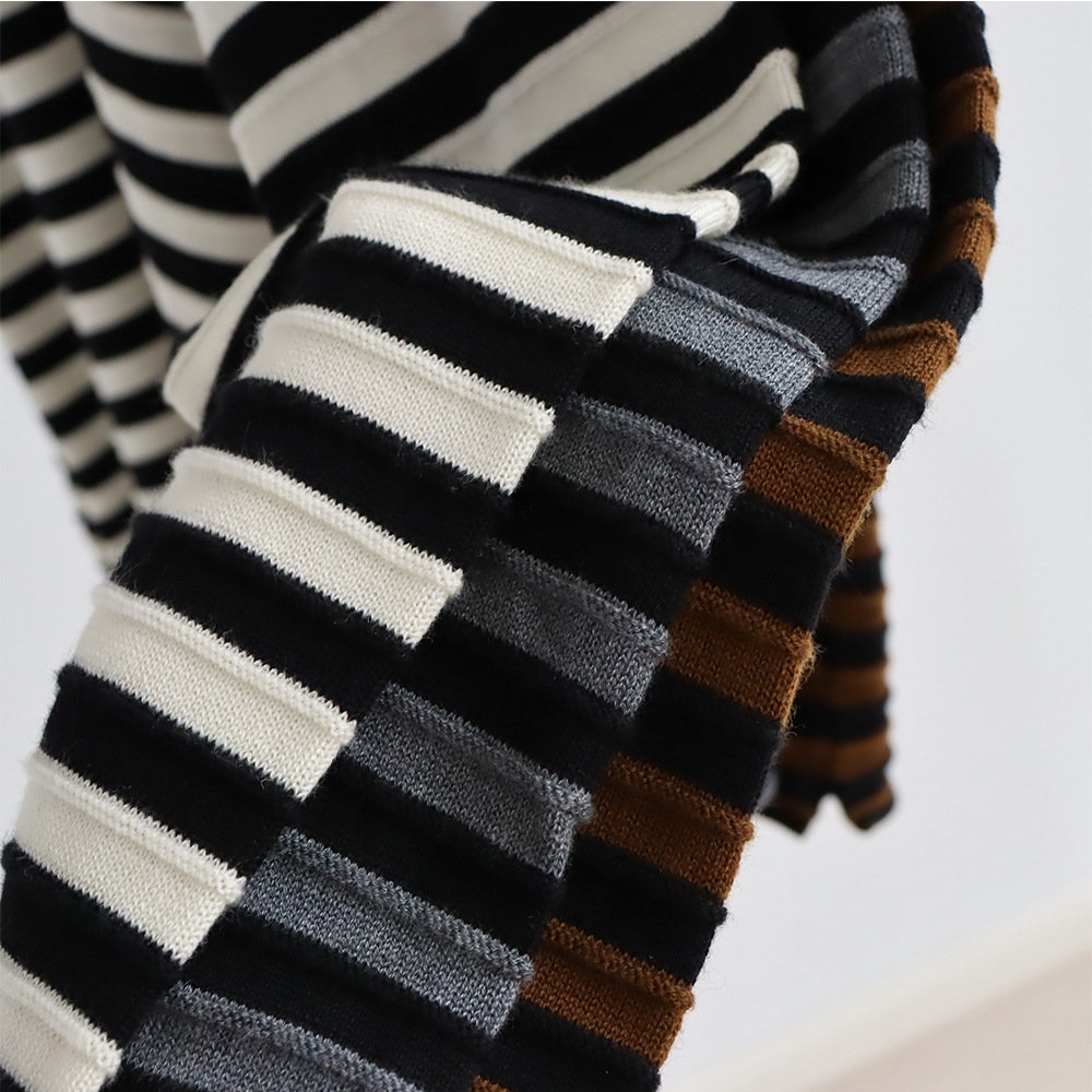 Bisiklet Yaka Çizgili Örme Kaz - Summer Clothing Yarn incelemesi ve fiyatı