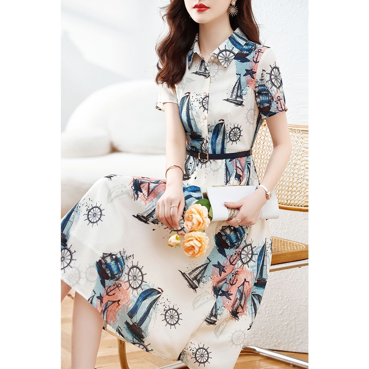 Moda bayanlar zarif Polo-boyun - Summer Clothing H&M incelemesi ve fiyatı