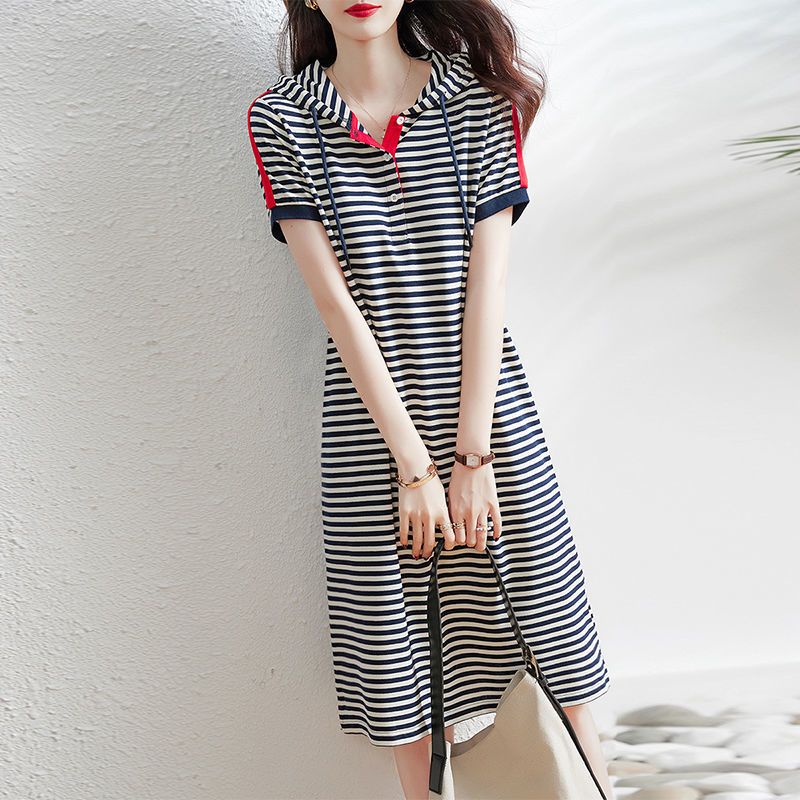 Kadın rahat kapüşonlu çizgili  - Summer Clothing H&M incelemesi ve fiyatı